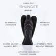 Load image into Gallery viewer, Shungite Angel Statue - Hand-Cut - De-Stresses, Grounds, & Protects
