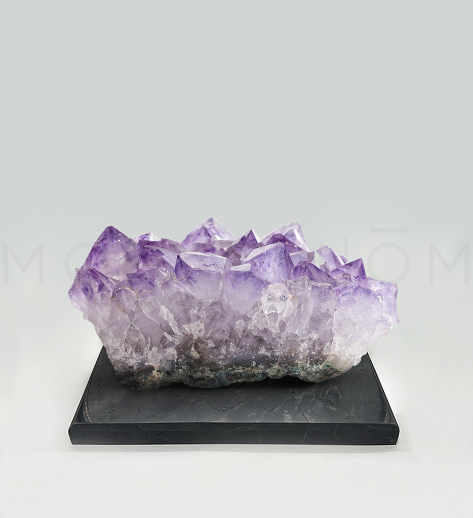 Charging Plate with Amethyst Crystal