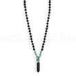 Load image into Gallery viewer, Confidence4 LFS black beaded necklace
