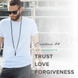Load image into Gallery viewer, Confidence necklace with Amazonite, male model