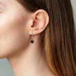 Load image into Gallery viewer, SILVER BAR Shungite Earrings