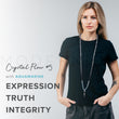 Load image into Gallery viewer, Flow 5 Aquamarine necklace on woman