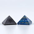 Load image into Gallery viewer, Lapis and black Metatron pyramids