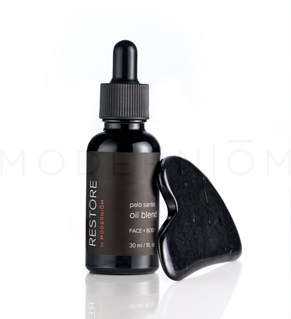 Palo Santo Oil Blend & Gua Sha Tool
