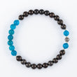 Load image into Gallery viewer, bracelet, shungite, apatite, silver