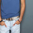 Load image into Gallery viewer, Man wearing Sapphire Bracelet LFS