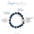Load image into Gallery viewer, Sapphire 10mm Essence Bracelet with healing properties