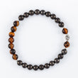 Load image into Gallery viewer, bracelet, shungite, tiger eye, silver