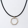 Load image into Gallery viewer, Silver Sport Necklace - Octagon Pendant