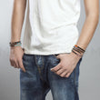 Load image into Gallery viewer, Balance stack bracelets on a man