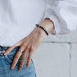 Load image into Gallery viewer, Web Therapy 8mm bracelet on wrist