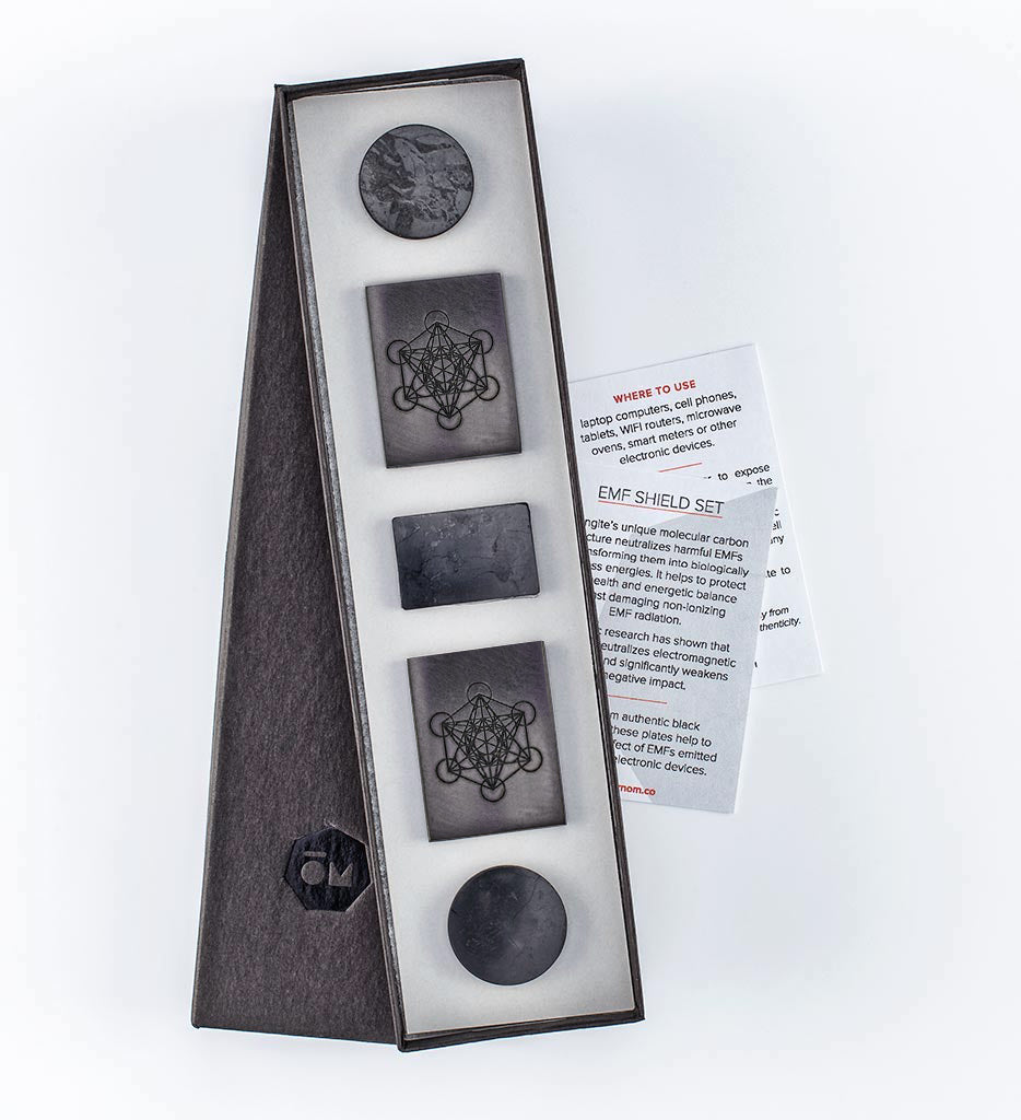 EMF protection shungite set