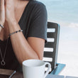 Load image into Gallery viewer, shungite, black labradorite bracelet