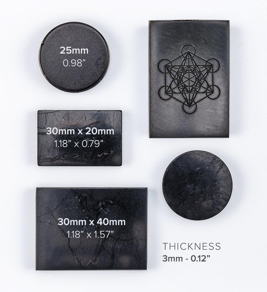 EMF protection shungite set