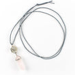 Load image into Gallery viewer, rose quartz crystal pendant