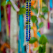 Load image into Gallery viewer, mala beads, mala necklace, shungite, lapis lazuli