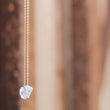 Load image into Gallery viewer, necklace, herkimer crystal, silver chain