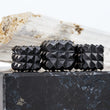 Load image into Gallery viewer, Black geometric cube decor