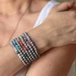 Load image into Gallery viewer, bracelets, grey agate, yellow jade, pyrite