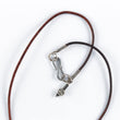Load image into Gallery viewer, shungite necklace - detail, silver clasp, cord