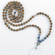 Load image into Gallery viewer, mala beads, mala necklace, blue aventurine, green sandalwood