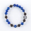 Load image into Gallery viewer, shungite, lapis lazuli bracelet