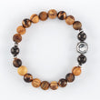Load image into Gallery viewer, palo santo, shungite, yellow tiger eye bracelet