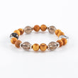 Load image into Gallery viewer, palo santo, shungite, smokey quartz bracelet
