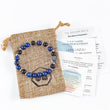 Load image into Gallery viewer, shungite, lapis lazuli bracelet packaging