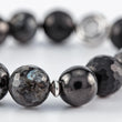 Load image into Gallery viewer, shungite, black labradorite, black onyx bracelet - detail