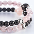 Load image into Gallery viewer, shungite rose quartz bracelets