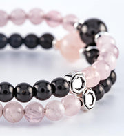shungite rose quartz bracelets