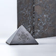 Load image into Gallery viewer, shungite pyramid, metatron's cube