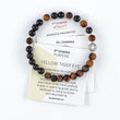 Load image into Gallery viewer, bracelet, tiger eye beads, shungite beads, silver