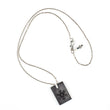 Load image into Gallery viewer, Black Metatron's Cube pendant necklace