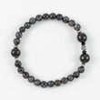 Load image into Gallery viewer, shungite, black labradorite bracelet
