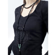 Load image into Gallery viewer, black flower long sleeve t-shirt
