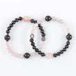 Load image into Gallery viewer, bracelets, shungite beads, rose quartz beads