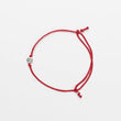Load image into Gallery viewer, Modern Om Red String Bracelet Laydown