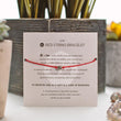 Load image into Gallery viewer, modern om red string bracelet packaging