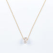 Load image into Gallery viewer, necklace, herkimer crystal, gold fill chain