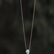Load image into Gallery viewer, necklace, herkimer crystal, silver chain