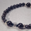 Load image into Gallery viewer, shungite, black labradorite bracelet - detail
