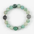 Load image into Gallery viewer, bracelet, matte amazonite, indian agate, labradorite, silver