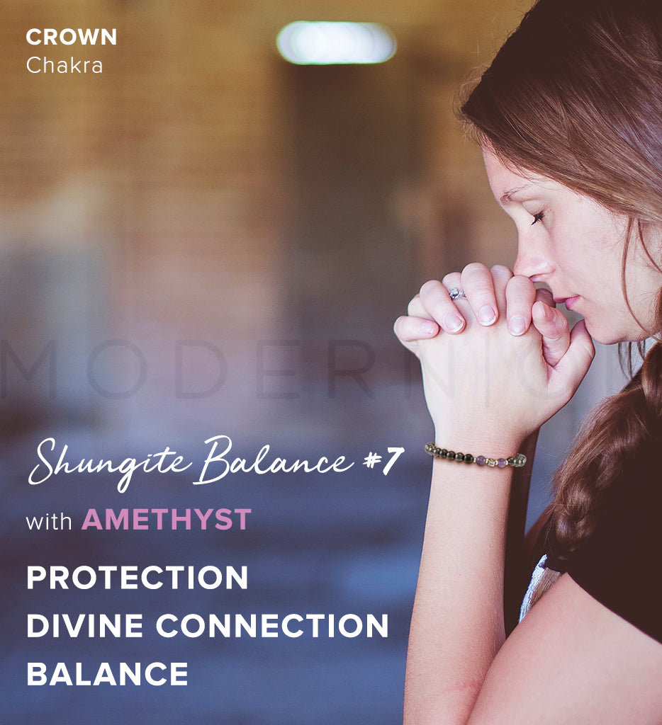 bracelet, shungite, amethyst, silver