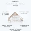 Load image into Gallery viewer, clear quartz pyramid benefits