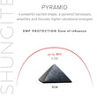Load image into Gallery viewer, shungite pyramid EMF protection range