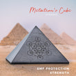 Load image into Gallery viewer, shungite pyramid, metatron's cube