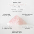 Load image into Gallery viewer, rose quartz pyramid benefits
