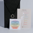 Load image into Gallery viewer, Sterling silver necklace hl-5469265232 with Freedom card.